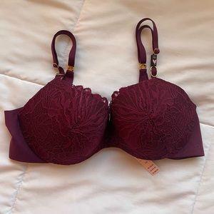Incredible Bra by Victoria’s Secret. 34C.  Brand new. Plum/purple with lace.